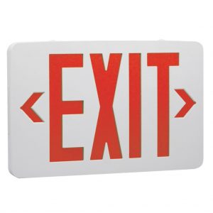 Emergency Exit Sign Red LED