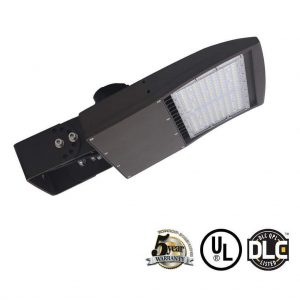 150W Shoebox LED Light with Philips chip SS driver 120-277VAC 50K coffee color