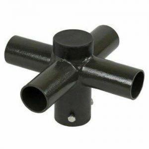 Mounting Bracket / Quad 90 Degree Cross Shape Tenon Adapter